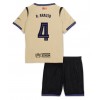 Barcelona Ronald Araujo #4 Bortedraktsett Barn 2025-26 Kortermet (+ korte bukser)